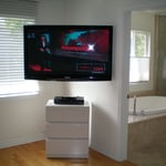 Flat Panel on Articulating Mount