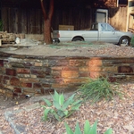 Stone Ledger Garden Wall