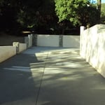 retaining walls with sand fish concrete