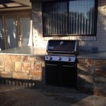 built in grill