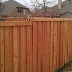 6 ft. Cedar Board on Board privacy fence