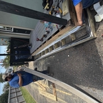 Back porch step repair