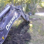 Excavating for Septic System