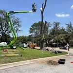 Hazardous removal with lift for save removal.