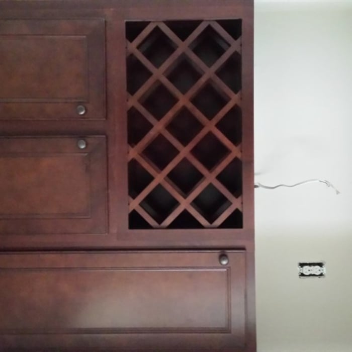 Built-In Wine Rack