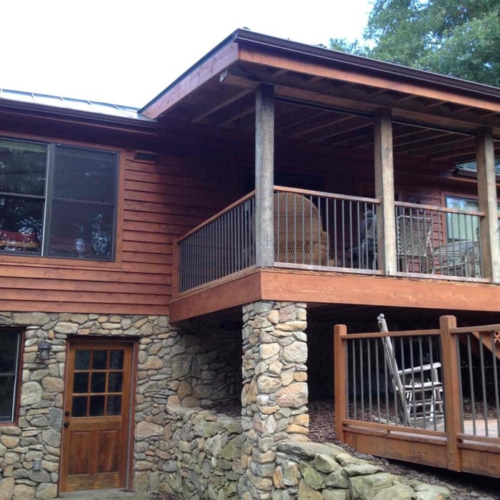 built on to historic cabin