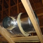 main Trunk Line Wrapped with Insulation