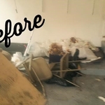 Before junk removal service