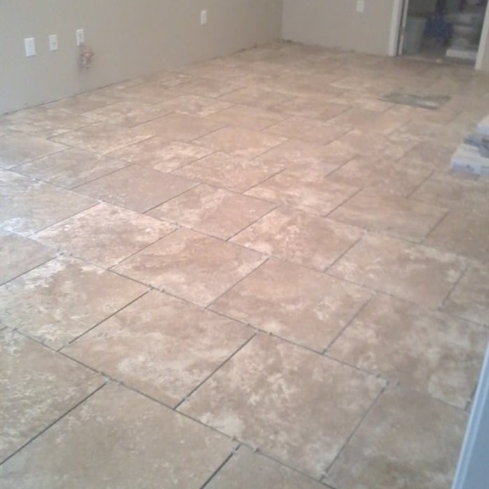 Tile floor