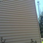 After: clean siding
