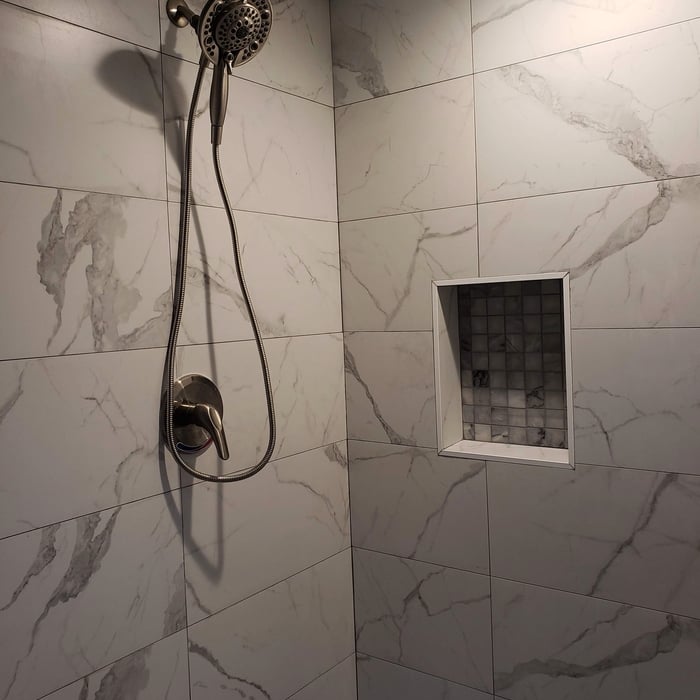 New Shower With Niche