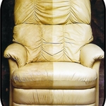 Leather recliner