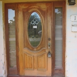 Front door.