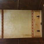 rustic alder gun cabinet