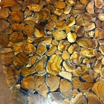 wood mosaic