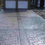Stamped Concrete Driveway