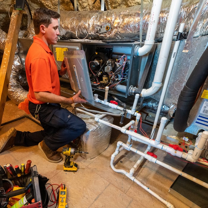 Our Techs at work