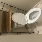 Customer Supplied toilet installed