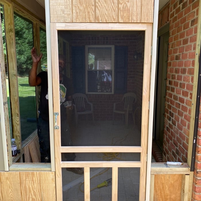 The gate that turned into a screen house
