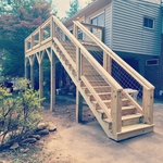Deck frame in Asheville
