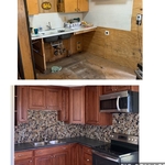 New cabinets, plumbing, and electrical done.
