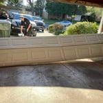 crashed Garage Door repair