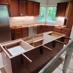 After demo complete, ready for new counters.
