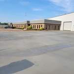 New parking lot started tearing out Monday morning and job was completed Friday of the same week