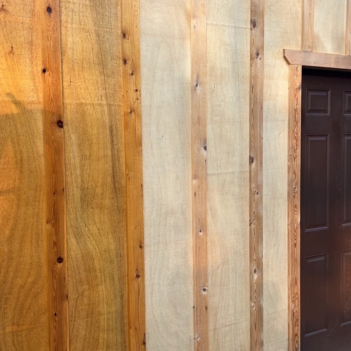 Refinished product - post existing stain removal.