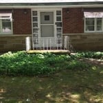 Front entrance after painted