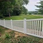 4ft greenbrier vinyl fence.