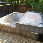 Hot tub removal