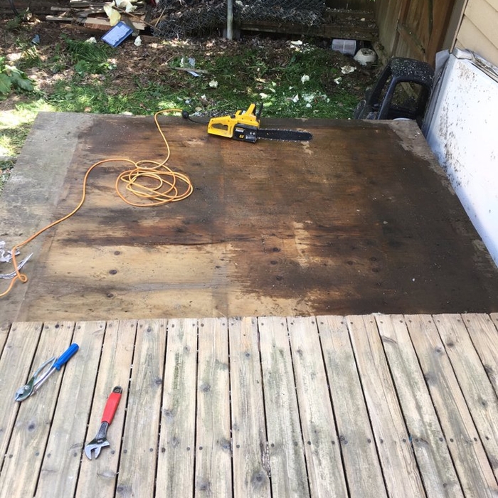 Hot tub removal