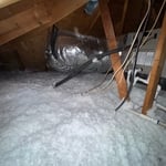 Insulation blow
