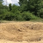 Pond, patio and planting install