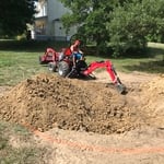 Pond, patio and planting install