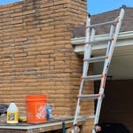 Corner bricks replaced