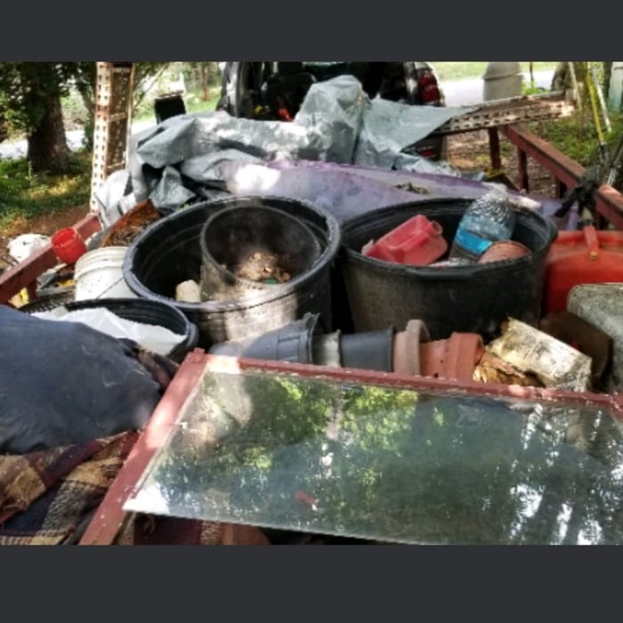 Removal of junk and debris from propety