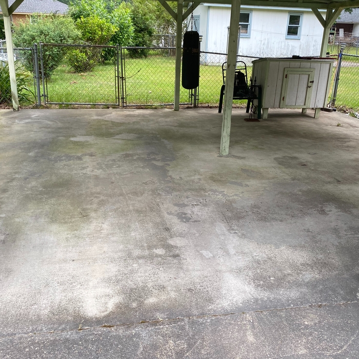 Before Pressure Wash