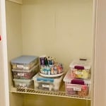Craft Closet Organization