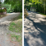 Image shows before and after