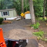 Regrade and pave