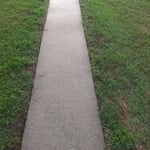 The first image is after being pressure washed and the second image is before being pressure washed! It's amazing the difference it makes!