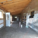 Concrete floor,plumbing/sanitary