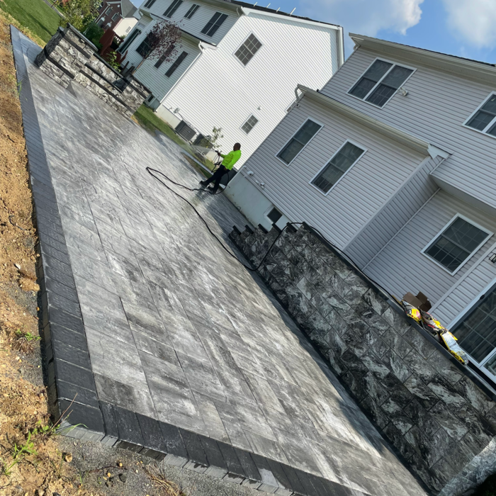 Paver job