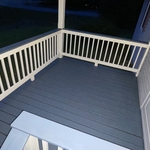 Front porch before and after
