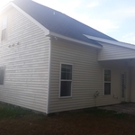 Pressure washing home