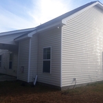 Pressure washing home