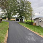 Asphalt replacement and base reinstalled