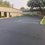 Asphalt replacement and base reinstalled